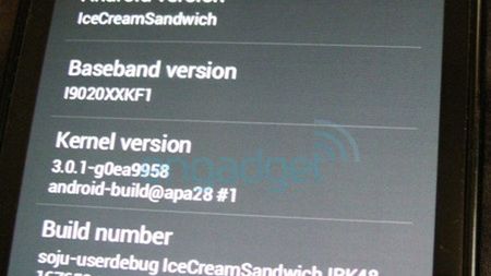 Ice Cream Sandwich przyłapany na wideo? 1