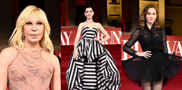 Afterparty po londyńskiej premierze "Diabeł ubiera się u Prady 2": Anna Hathaway, Emily Blunt, Donatella Versace... (ZDJĘCIA)
