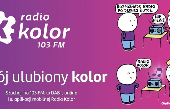 Andrzej Rysuje w nowej odsłonie kampanii Radia Kolor "Mój ulubiony kolor"