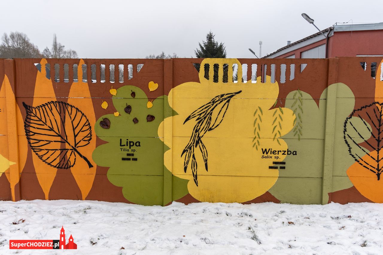 Chodzieskie murale, Chodzież, mural, ceramika, grafika
