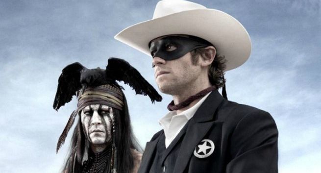 Johnny Depp i Armie Hammer w "The Lone Ranger" (wideo)