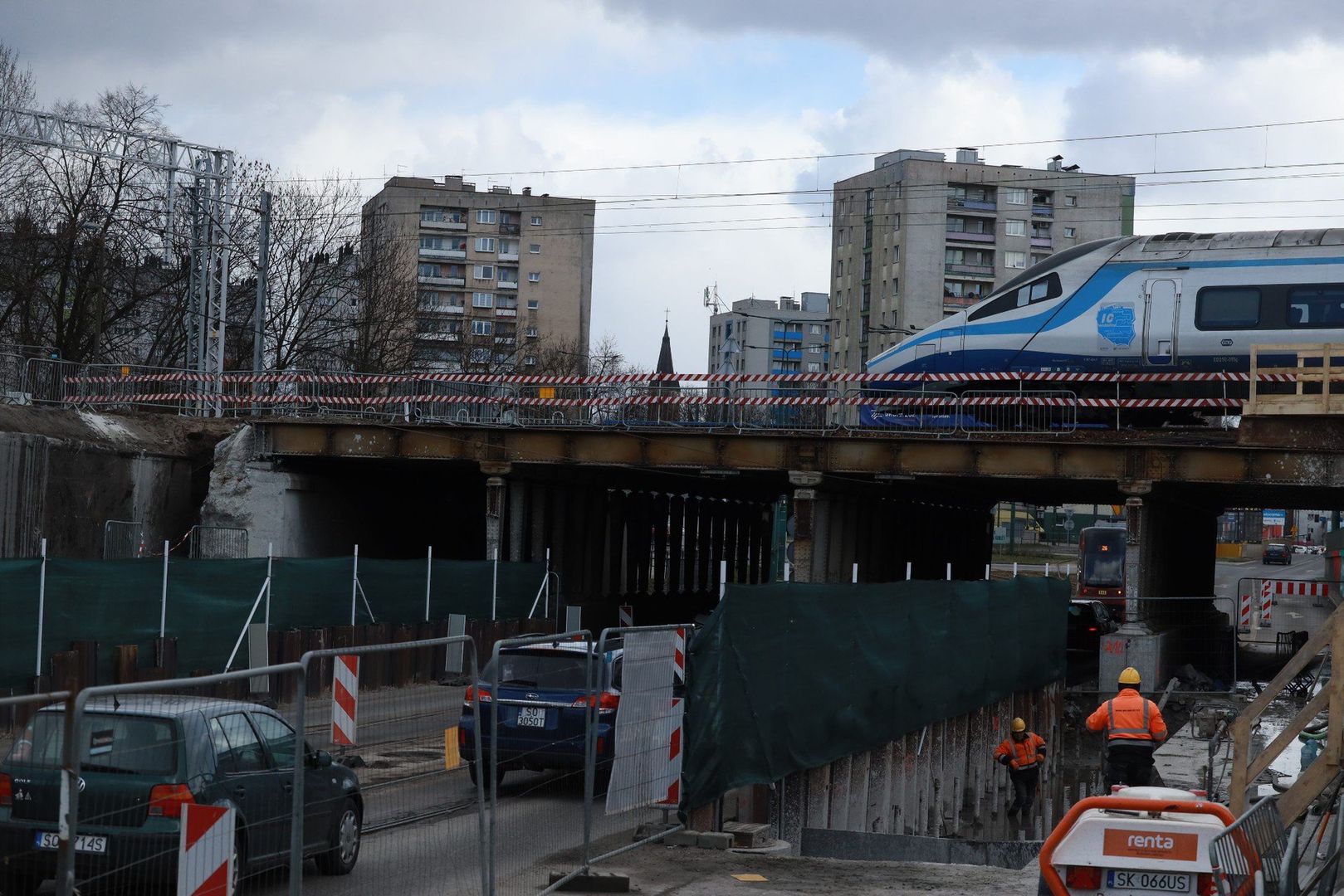 Wiadukt na Piłsudskiego Sosnowiec