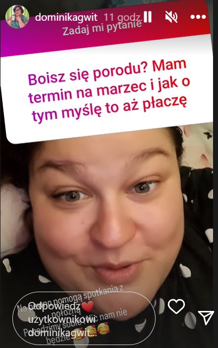 Dominika Gwit uspokaja internautkę