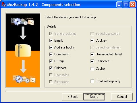 Pavel Cvrcek i nowy Mozbackup 1.4.9 Alpha 2 2