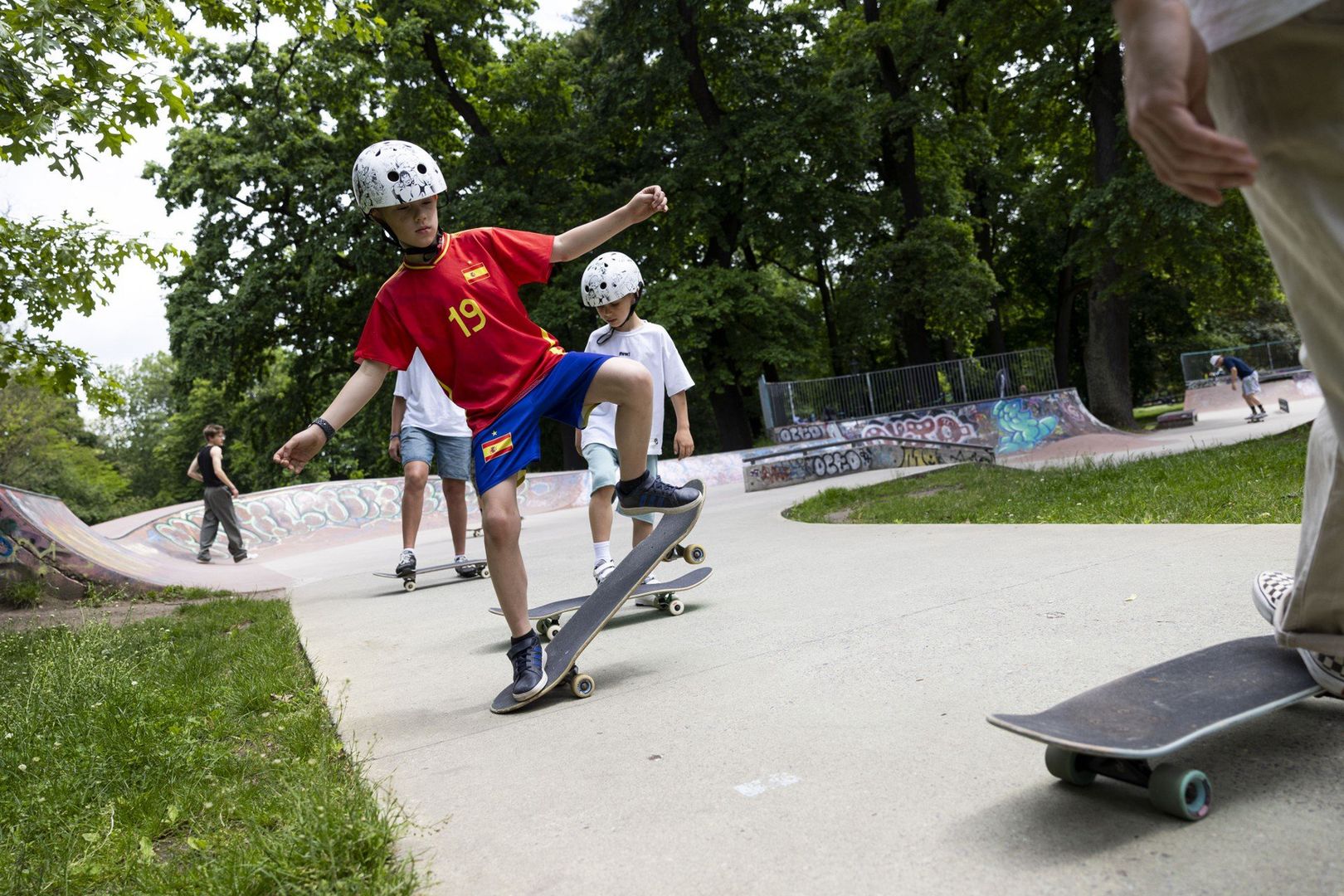 KRK Skate School OPEN DAYS w skateparku w Parku Jordana w Krakowie. Takie wydarzenie zorganizowano po raz pierwszy