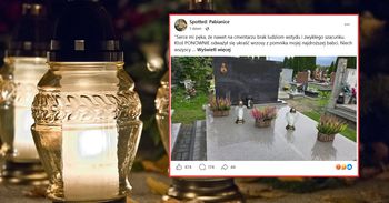 Taki widok zastała na grobie babci. "Serce mi pęka"