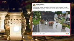 Taki widok zastała na grobie babci. "Serce mi pęka"