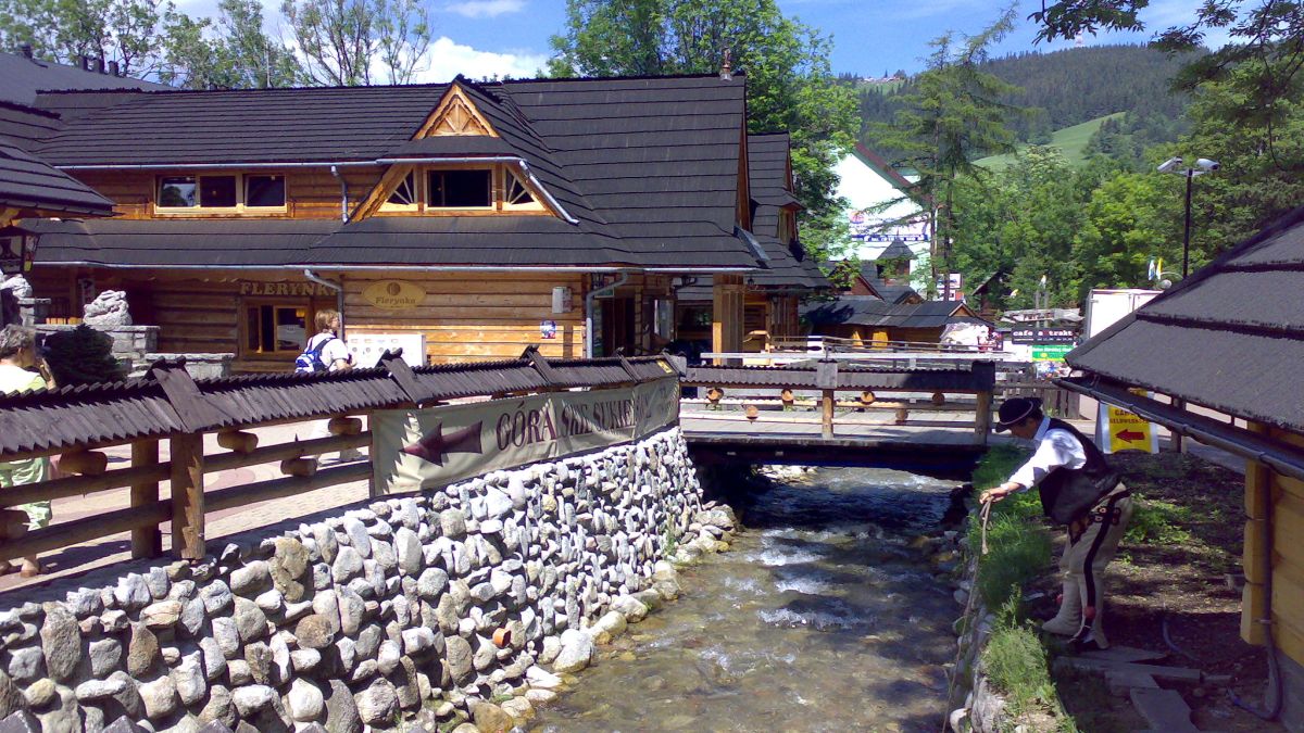 Woda w potokach zmieniła kolor na zielony