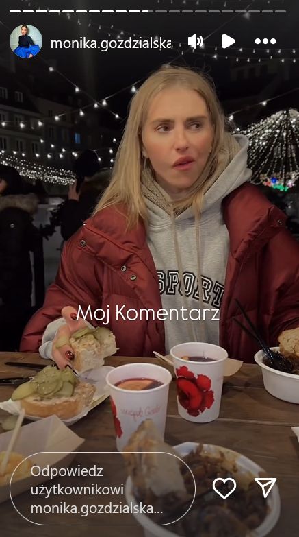 Monika Goździalska przetestowała jedzenie z jarmarku w Warszawie
