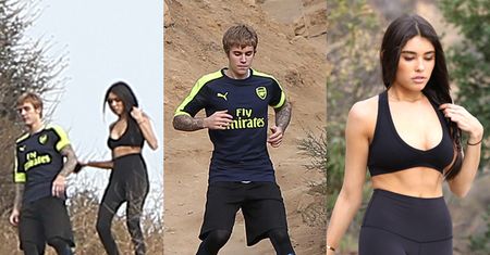 Justin Bieber biega w Hollywood z Madison Beer (ZDJĘCIA)