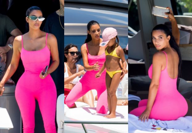 Kim Kardashian chwali się odchudzonym ciałem na luksusowym jachcie