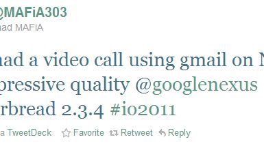 Android Gingerbread 2.3.4 z rozmowami wideo? 1