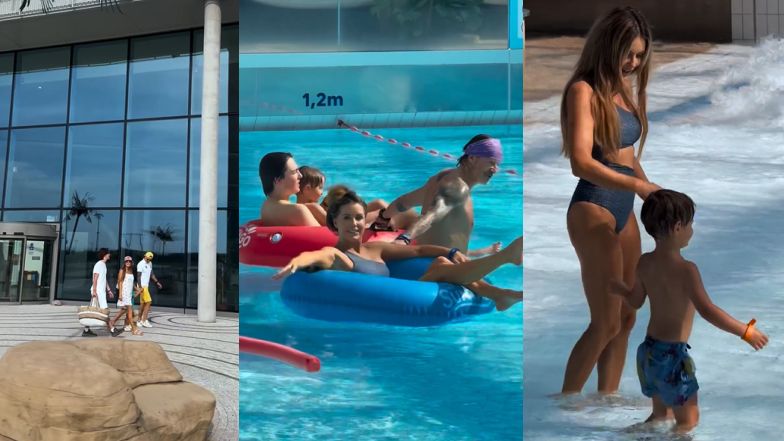 Małgorzata Rozenek reklamuje opustoszały park rozrywki