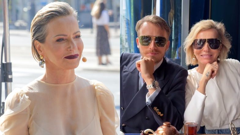 Paulina Smaszcz pozuje ze starszym synem