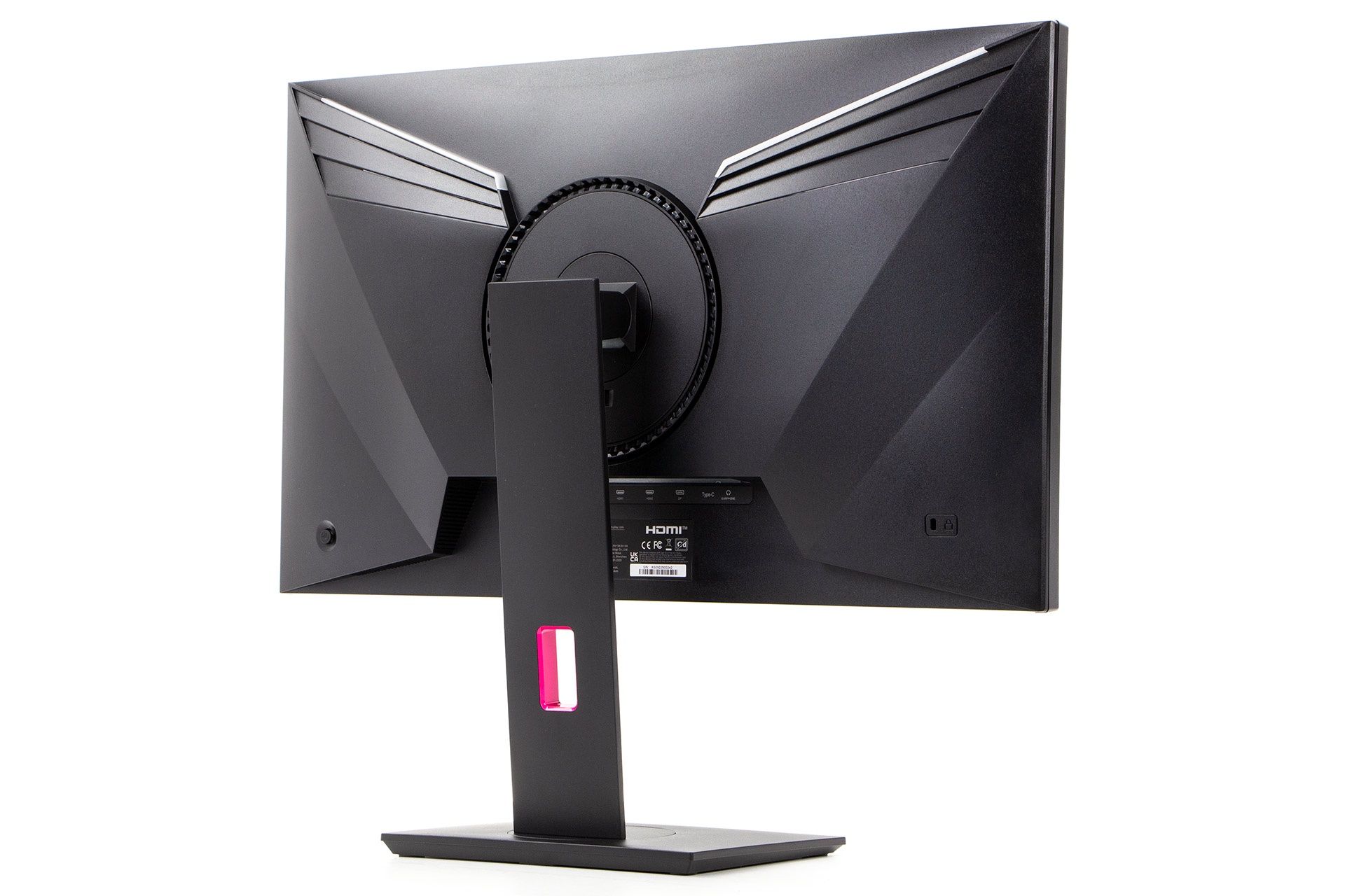 KTC M27T20 - z profilu od tyłu