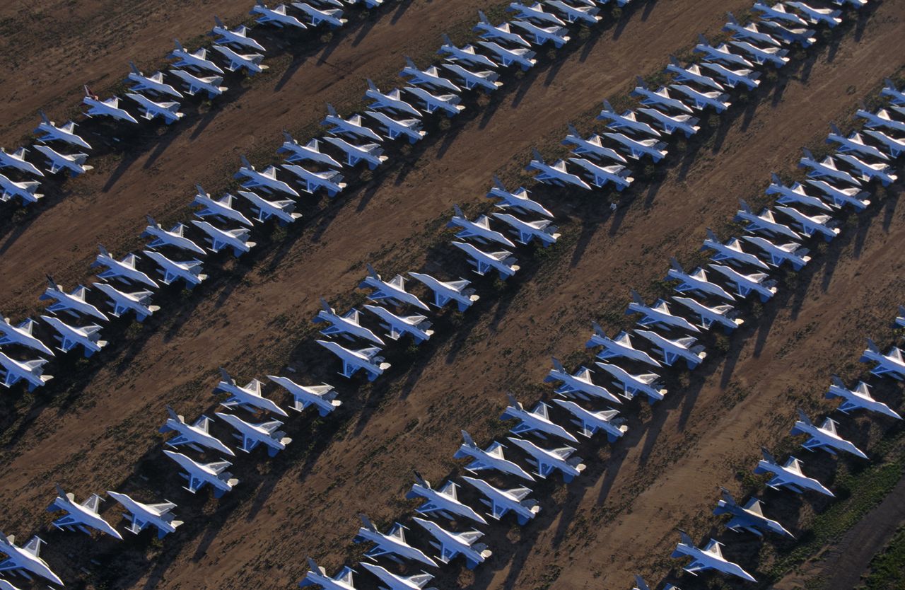 F-16 at Davis Monthan Air Force Base in Tucson, Arizona - illustrative photo