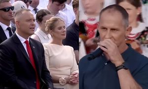 Karol Nawrocki zachwycał się Eldo, który wystąpił na rocznicy jego prezydentury. Raper wyznaje islam i ma skrajnie prawicowe poglądy...