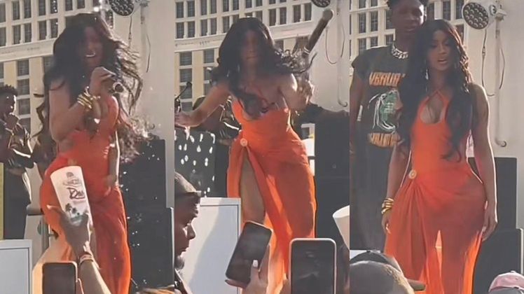 Cardi B została oblana na koncercie. Raperka RZUCIŁA W NIEGO MIKROFONEM 