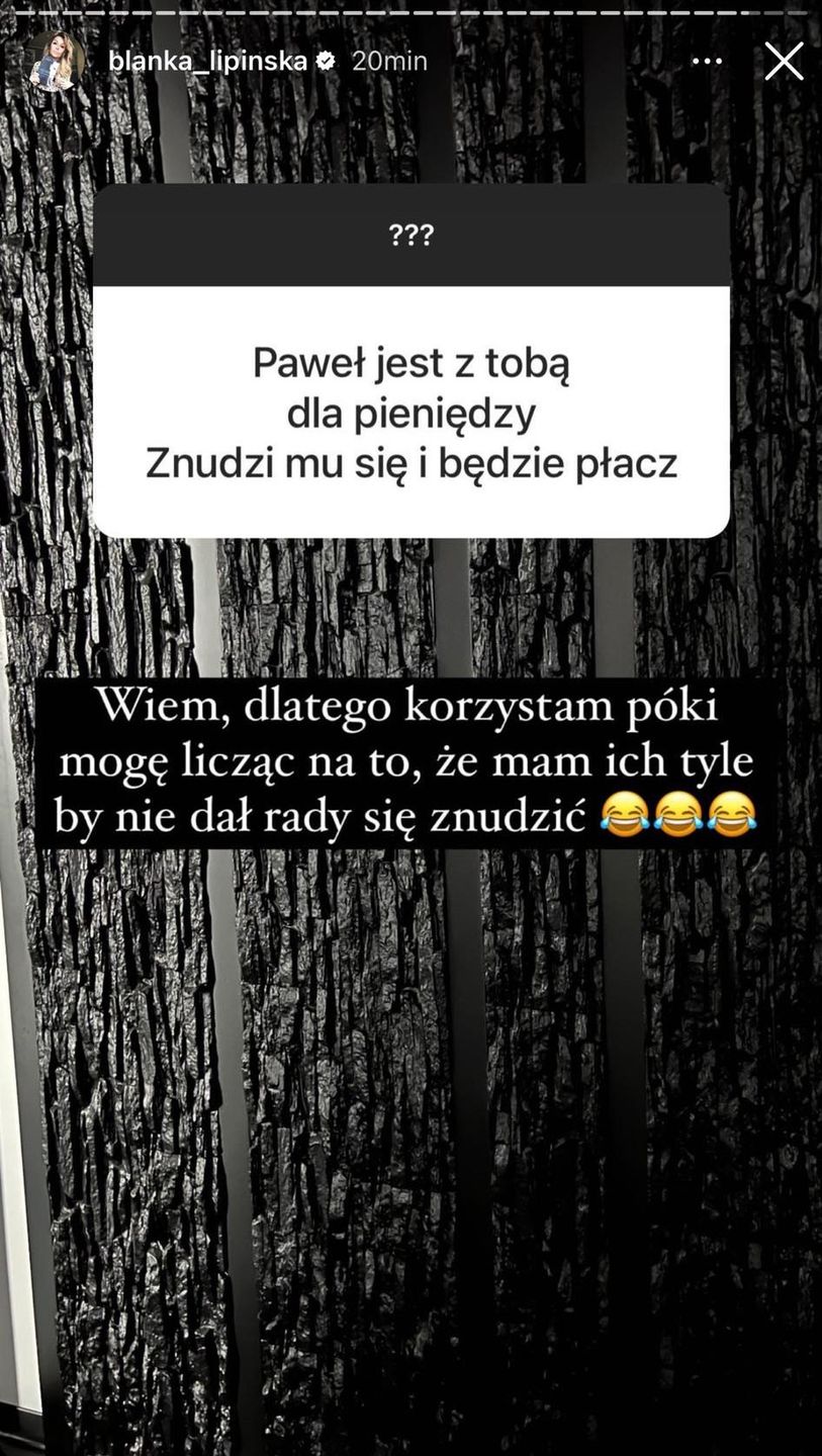 Blanka Lipińska odpowiedziała na kąśliwe pytanie