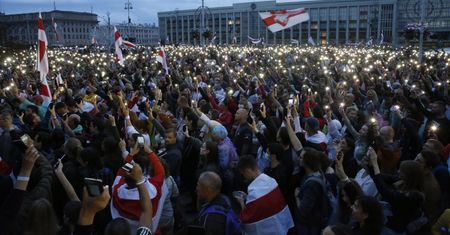 Białoruś. Zatrzymania podczas 29. rocznicy odzyskania niepodległości