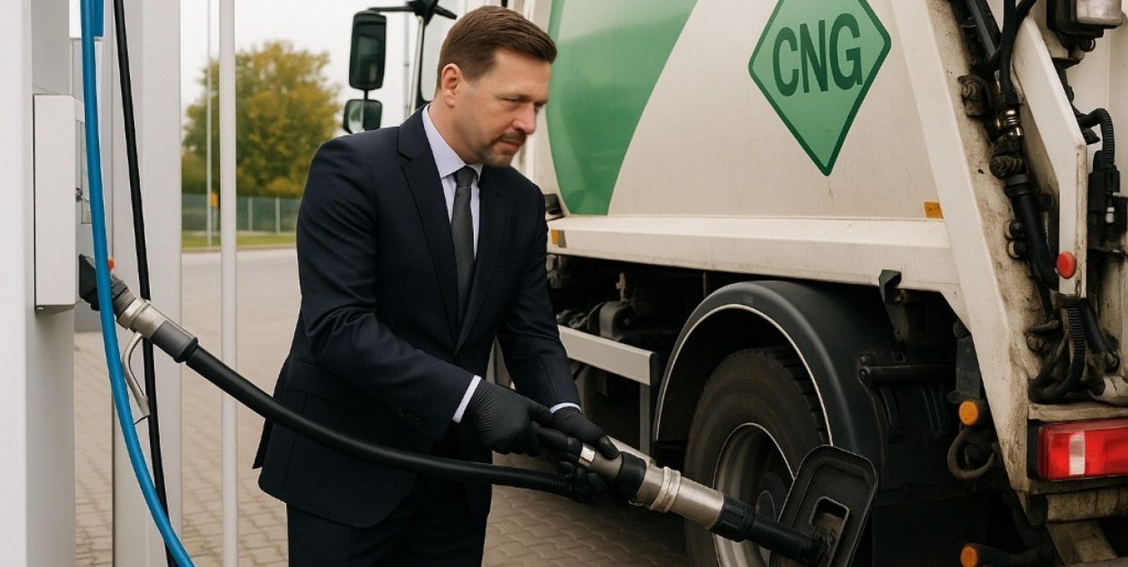 Bytów: Nie dla elektryków. Będą śmieciarki i autobusy zasilane CNG