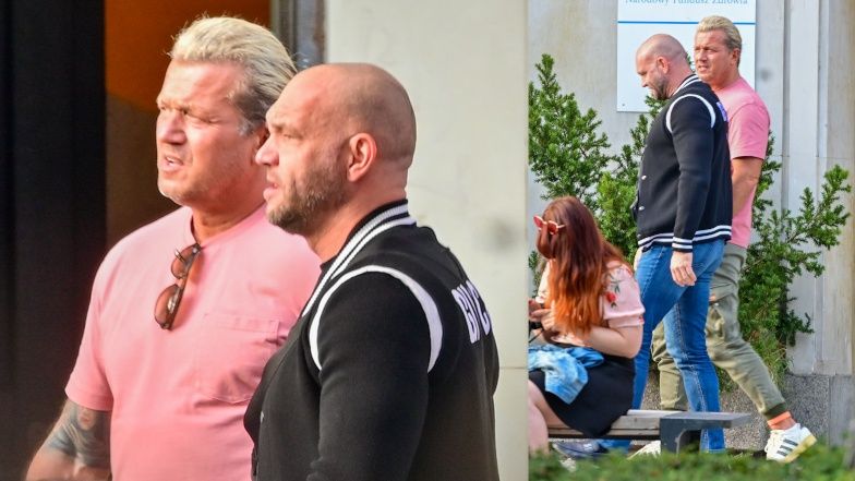 Emil Stępień i Jarosław Jakimowicz robią wspólnie interesy na prywatnym spotkaniu