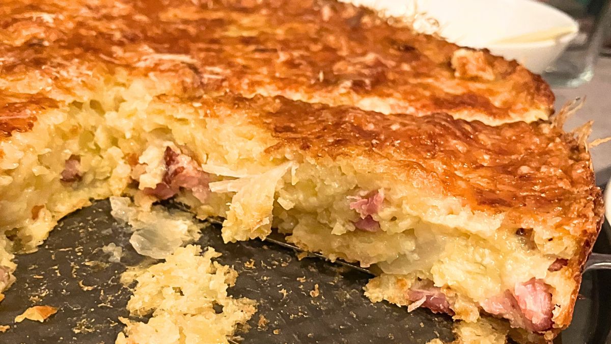 Bambrzok z boczkiem i parmezanem