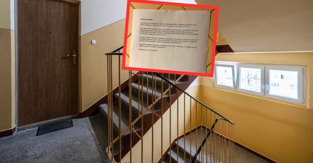 Znalazł kartkę na klatce. "Któremuś z sąsiadów zaczęło przeszkadzać"