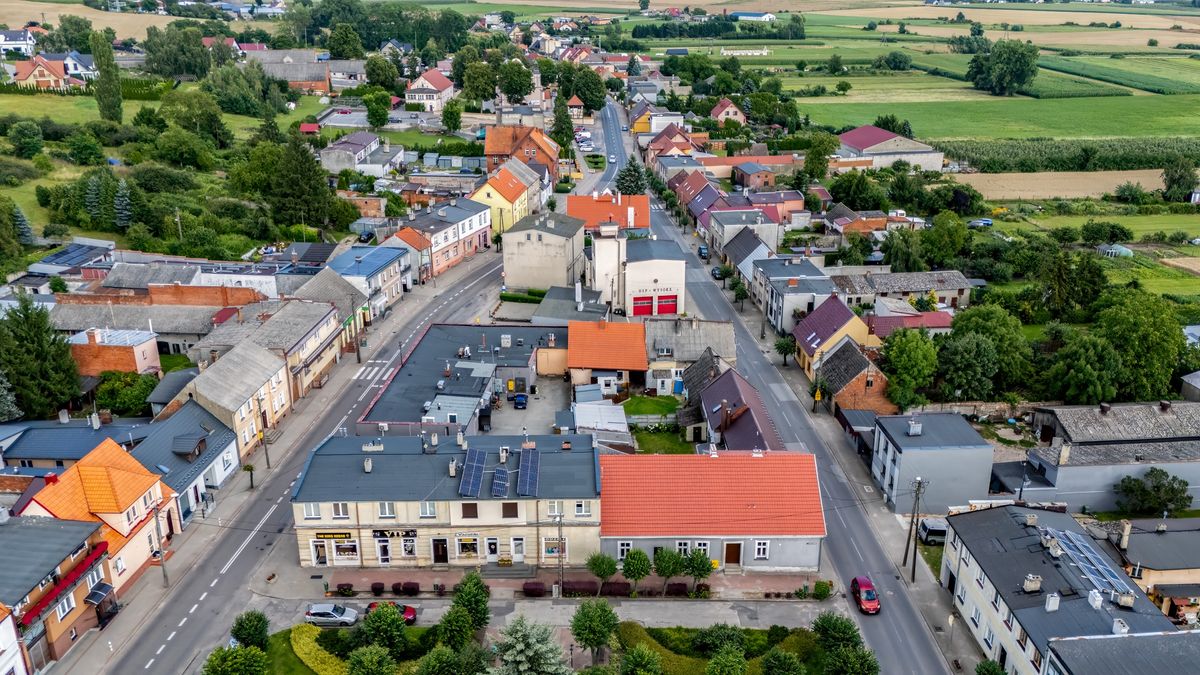 Wysoka - centrum miasta.