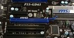 Płyta MSI P55-GD65 dla Core i5 sfotografowana