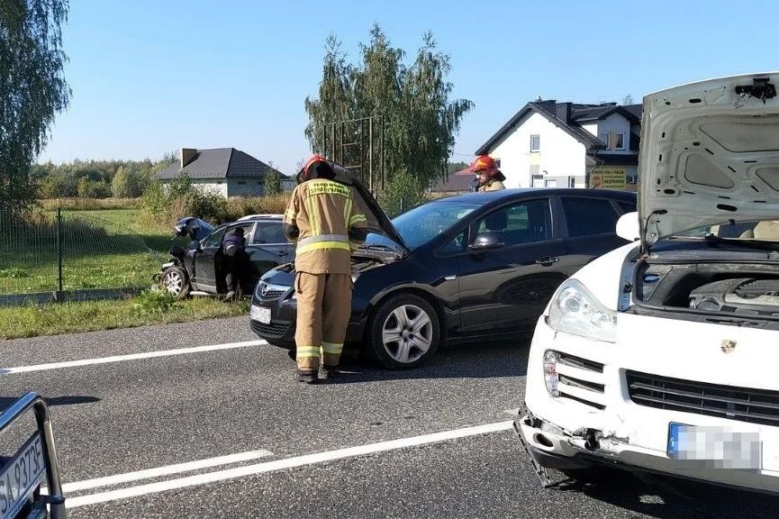 Wypadek na DK9 w Łoniowie. Droga była całkowicie zablokowana