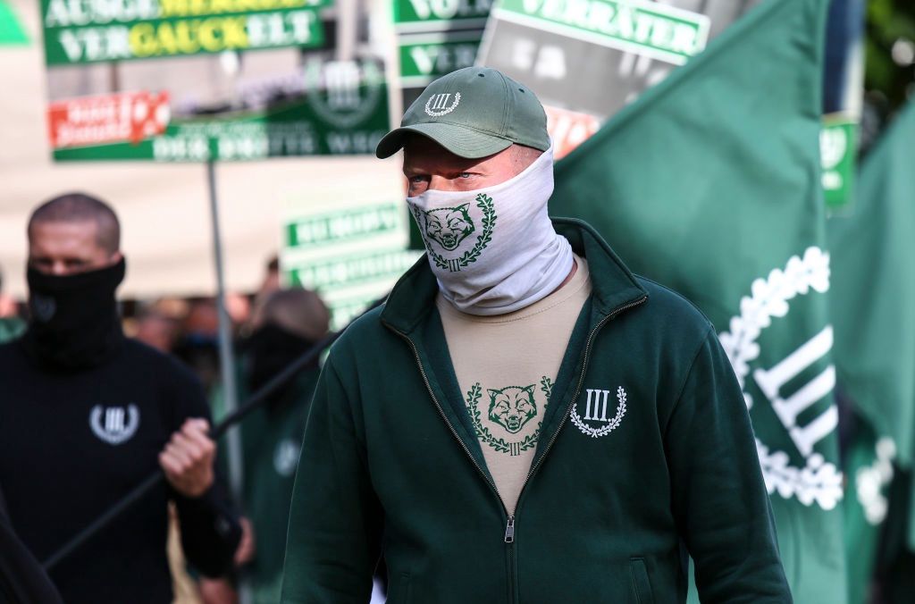 Manifestacja partii Trzecia Droga w Berlinie 