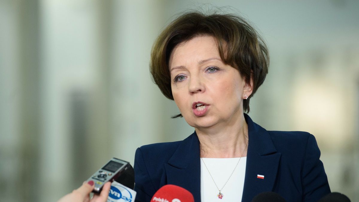 Minister rodziny i polityki społecznej Marlena Maląg