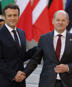 "FAZ": Macron jedzie do Berlina. Zabierze Scholza do Kijowa?