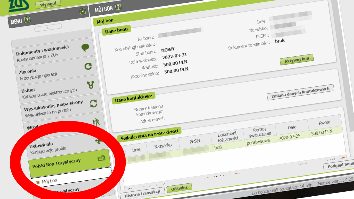 W sobotni poranek miał działać bon turystyczny. Po kilku perturbacjach udało mi się go zdobyć