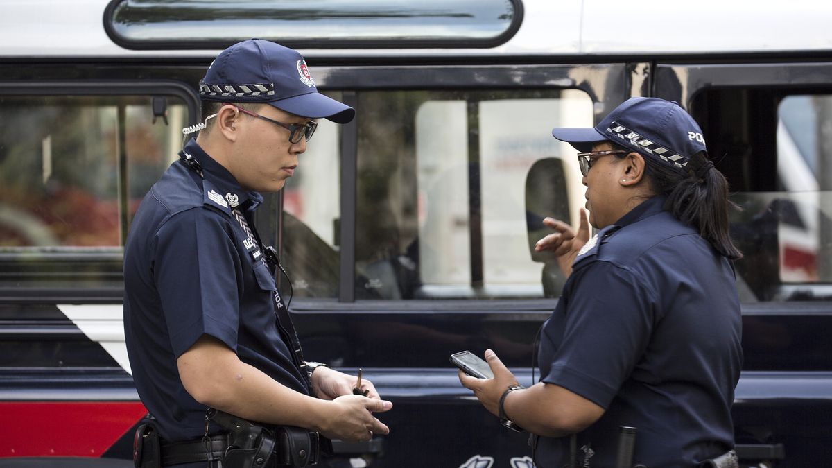 Policja Singapur - zdjęcie ilustracyjne