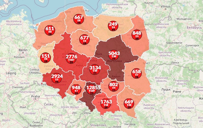 Koronawirus w Polsce. Prawie 400 nowych przypadków COVID-19 [Mapa zakażeń 01.07.20]