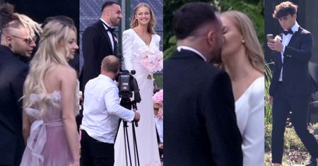 Tak wyglądał ślub Karoliny Pisarek i Rogera Salli: kamery telewizyjne, znani goście i ochrona (ZDJĘCIA)