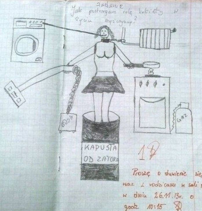 Kontrowersyjna odpowiedź ucznia