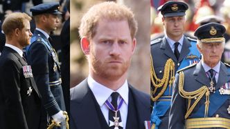 William i Harry oddają cześć Elżbiecie II, idąc RAMIĘ W RAMIĘ za jej trumną (ZDJĘCIA)