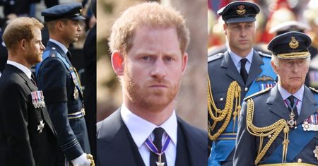 William i Harry oddają cześć Elżbiecie II, idąc RAMIĘ W RAMIĘ za jej trumną (ZDJĘCIA)