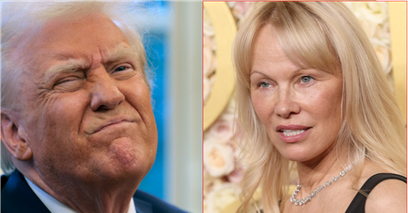 Trump zatrudnił Pamelę Anderson, by przyszła na jego urodziny. "To smutne"
