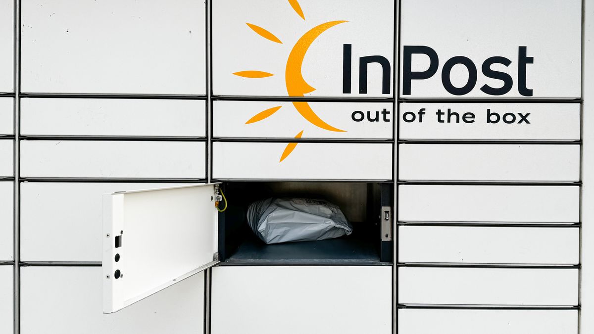InPost Company
InPost parcel locker is seen in this illustration photo taken in Krakow, Poland on September 11, 2024. (Photo by Jakub Porzycki/NurPhoto via Getty Images)
NurPhoto
shipping solution, jakub porzycki, nurphoto, secure delivery, package storage, september 11, inpost lockers, smart lockers, delivery service, parcel delivery., illustration photo, jakub porzycki photo, paczkomat, modern technology, urban infrastructure, automated lockers, polish city, photo illustration, delivery, logistics, inpost, postal service, package retrieval, public installation, box, ecommerce, inpost service, courier service, parcel, company
