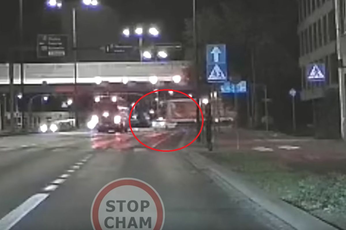 Dwa razy przejechał na czerwonym. To był początek