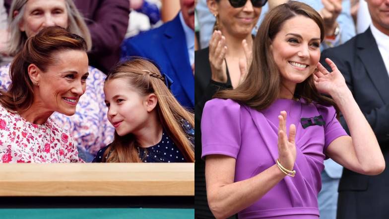 Księżna Kate na Wimbledonie. Wpadła też Pipa Middleton