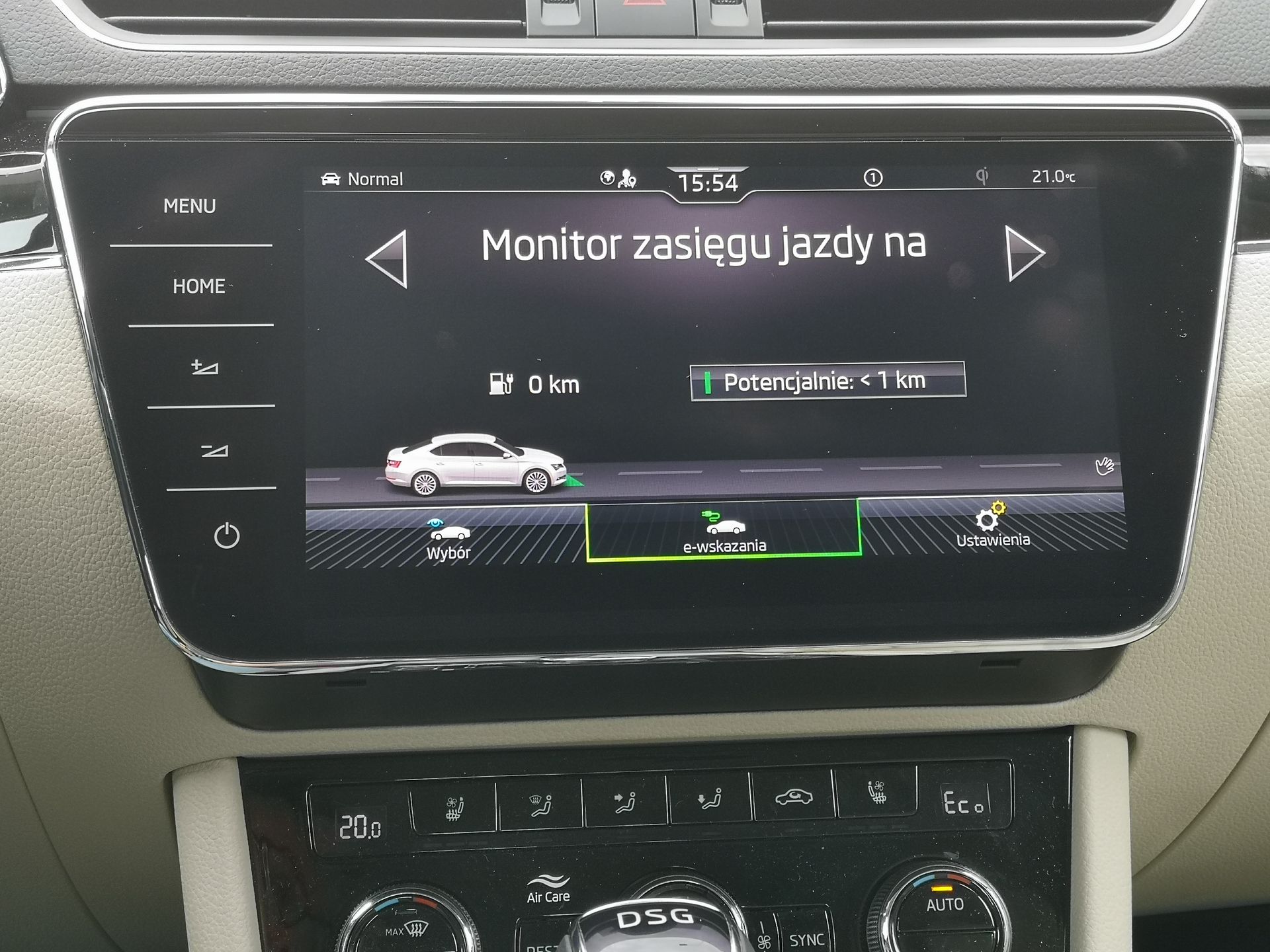 Skoda Superb iV: Systemy zarządzania energią oraz wsparcia kierowcy 8