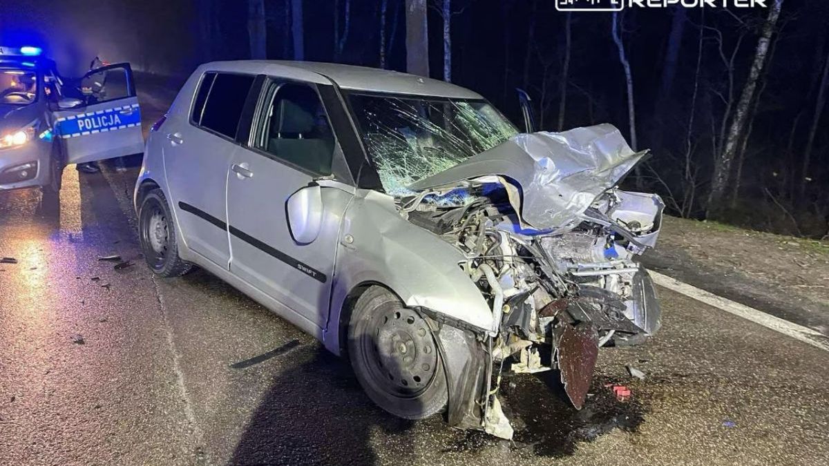 26-letni policjant spowodował wypadek