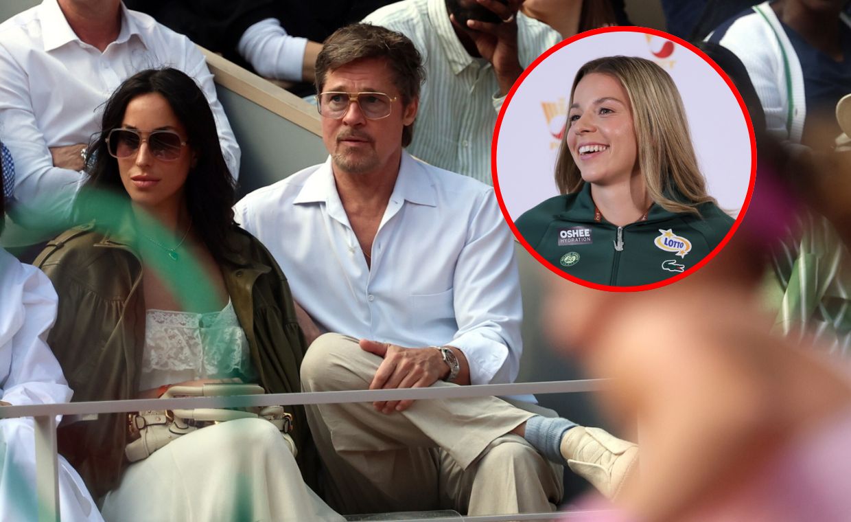 Brad Pitt na finale Rolanda Garrosa. Chwalińska nie gryzła się w język