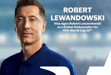 Robert Lewandowski ambasadorem Visa
