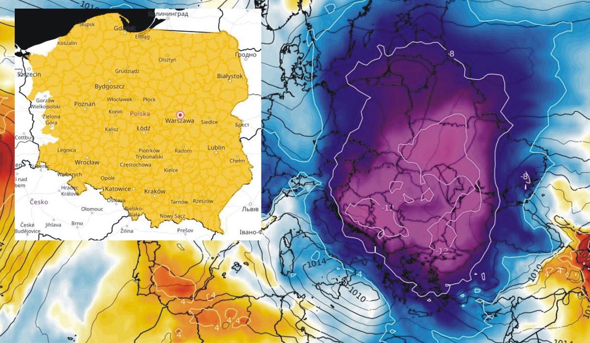 Pogoda. Zmrożona Polska. Ostrzeżenia IMGW przed silnym mrozem obowiązują niemal w całym kraju